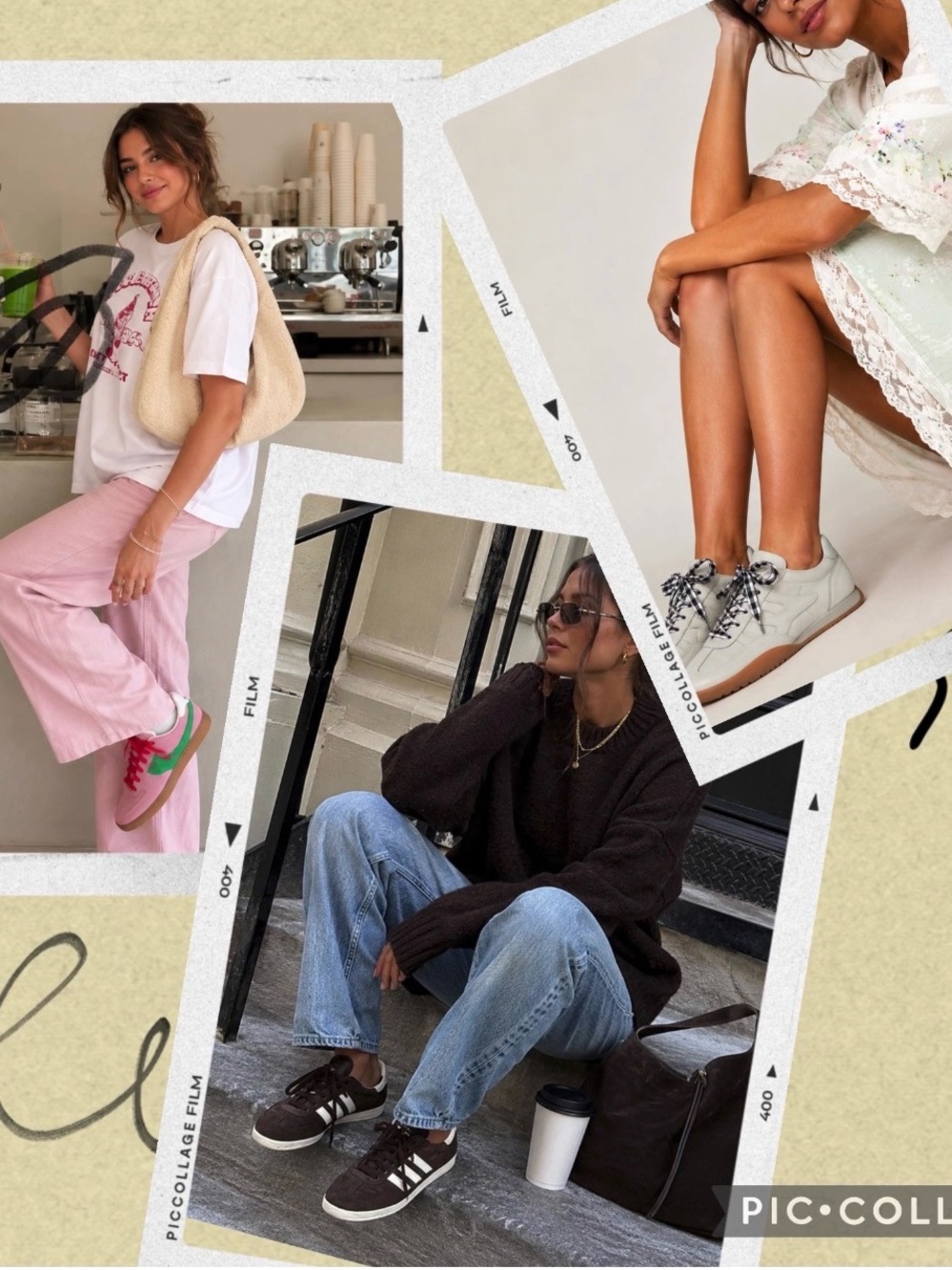 Low Profile Retro Sneaker 3 Bundle Athleisure Terrace Gingham Coquette MOD